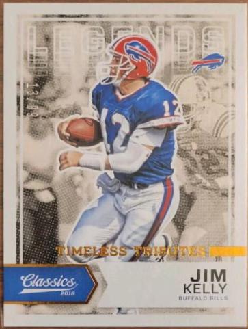 Jim Kelly [Blue Jersey Timeless Tributes Bronze] #186