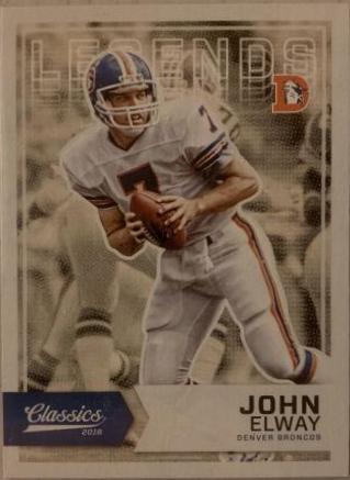 John Elway [White Jersey Blank Back] #157