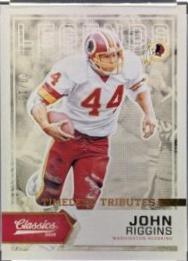 John Riggins [White Jersey Timeless Tributes Gold] #177