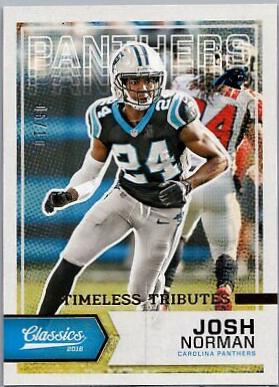 Josh Norman [Timeless Tributes Gold] #73
