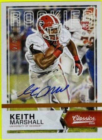 Keith Marshall [Autograph Bronze] #256