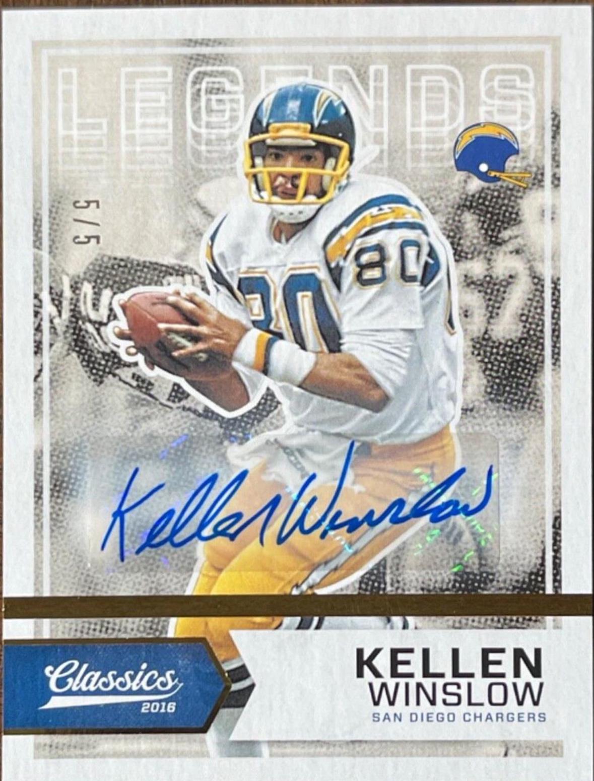 Kellen Winslow [Autograph Gold] #197
