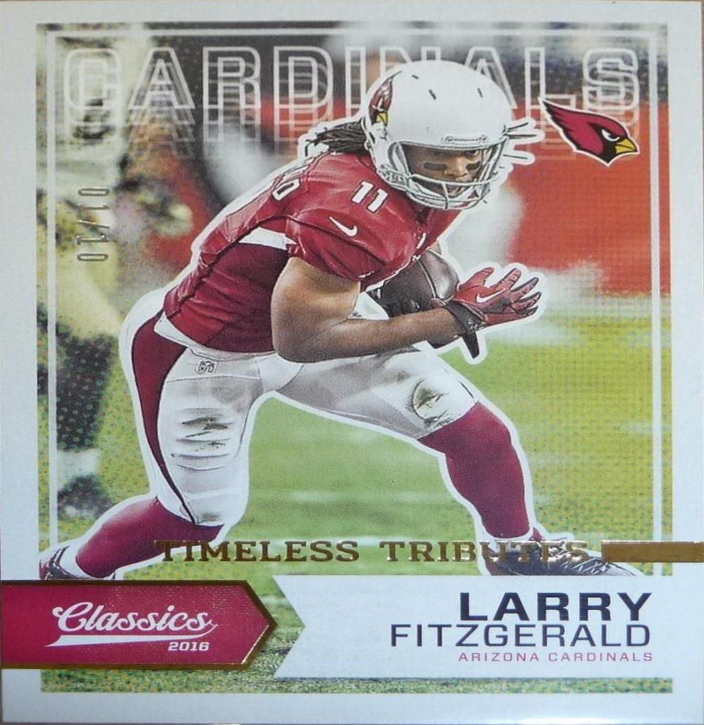 Larry Fitzgerald [Timeless Tributes Gold] #61