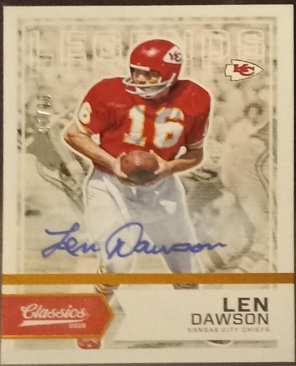 Len Dawson [Autograph Bronze] #149