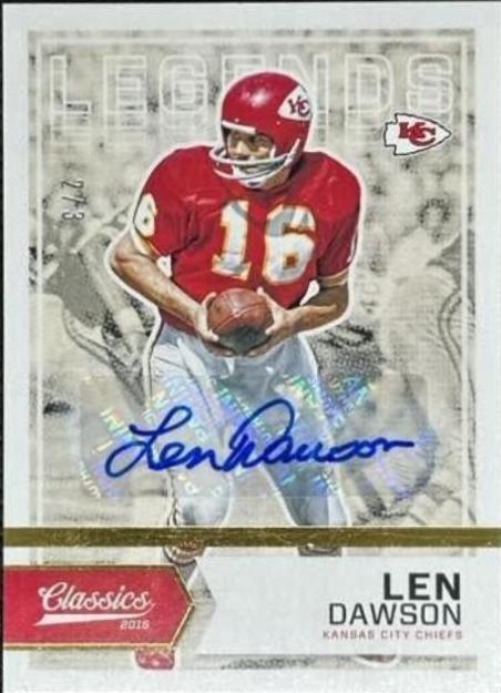 Len Dawson [Autograph Gold] #149