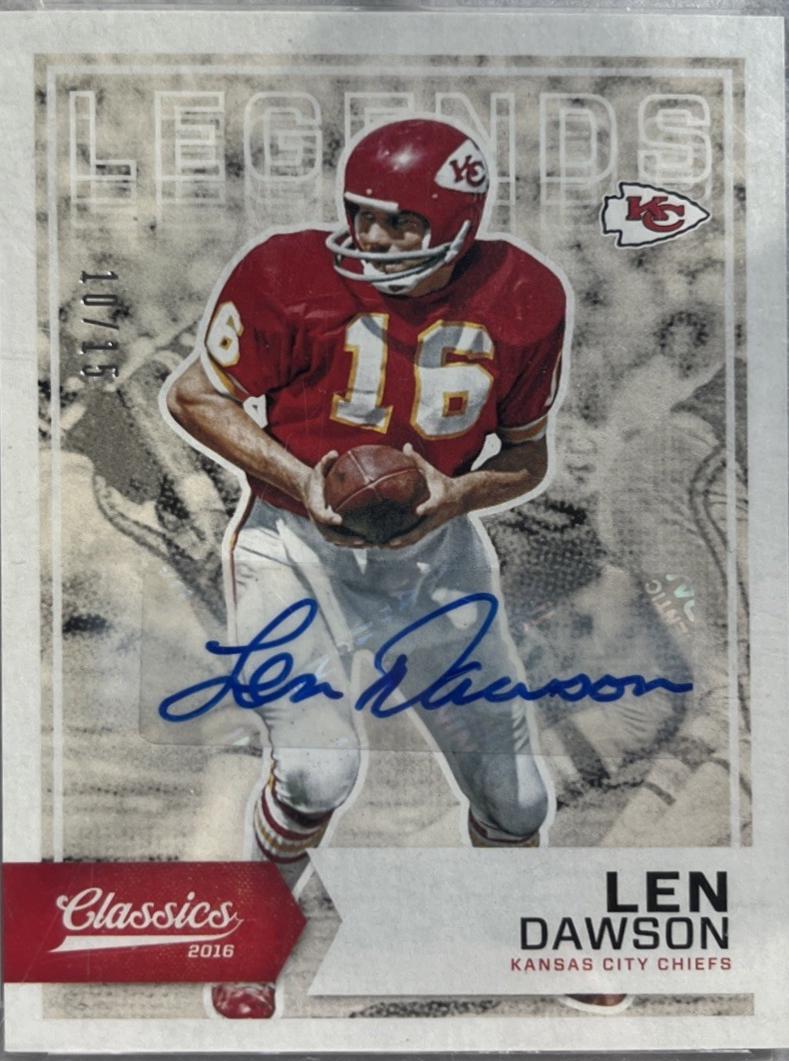Len Dawson [Autograph] #149