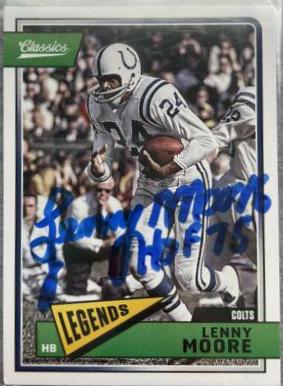 Lenny Moore [Autograph] #159
