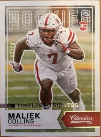 Maliek Collins [Timeless Tributes Silver] #287