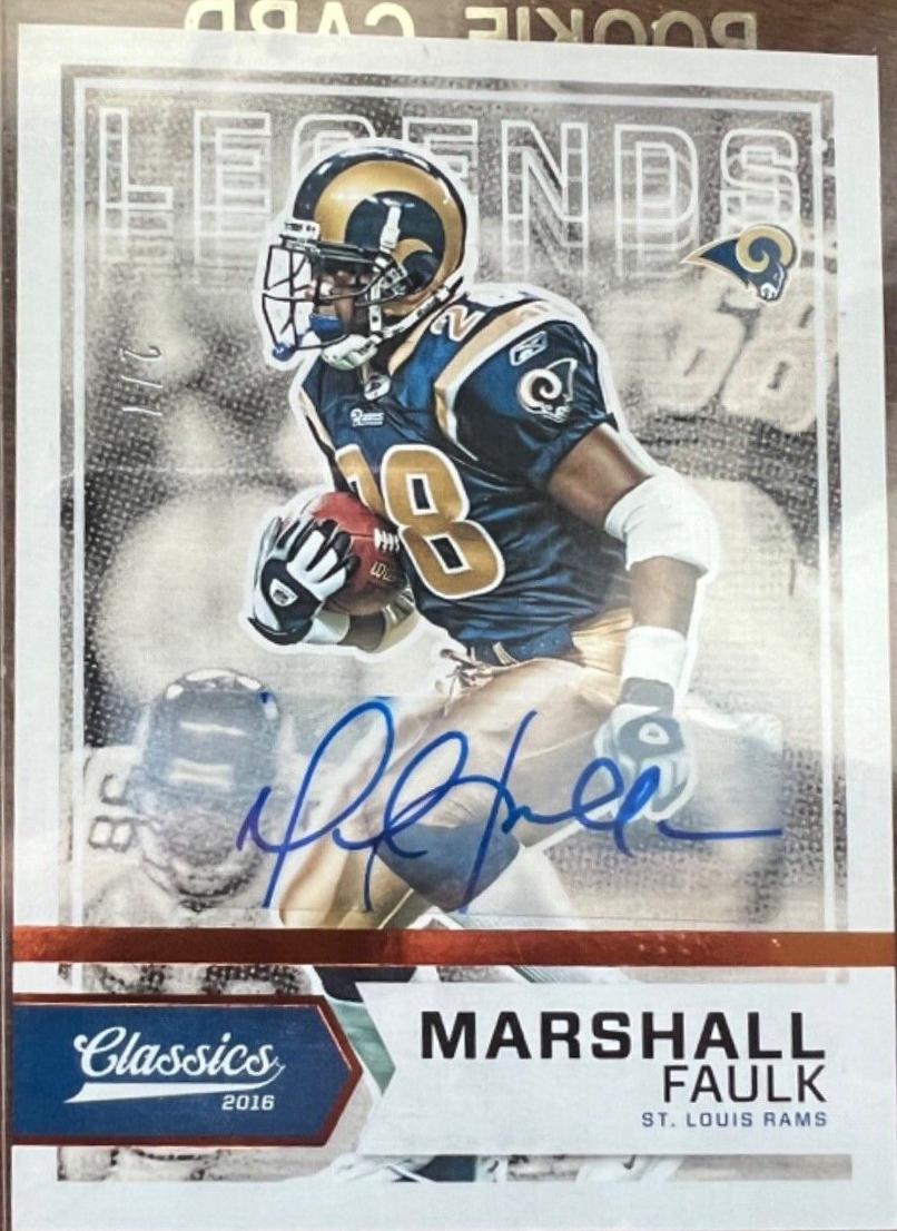 Marshall Faulk [Autograph] #189
