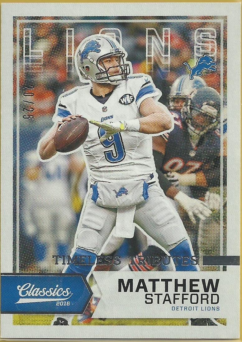 Matthew Stafford [Timeless Tributes Silver] #54