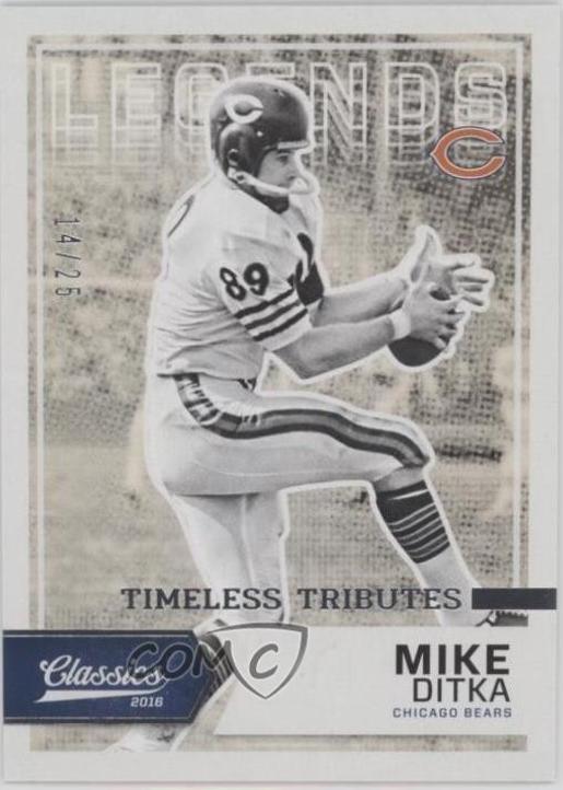 Mike Ditka [Timeless Tributes Silver] #111