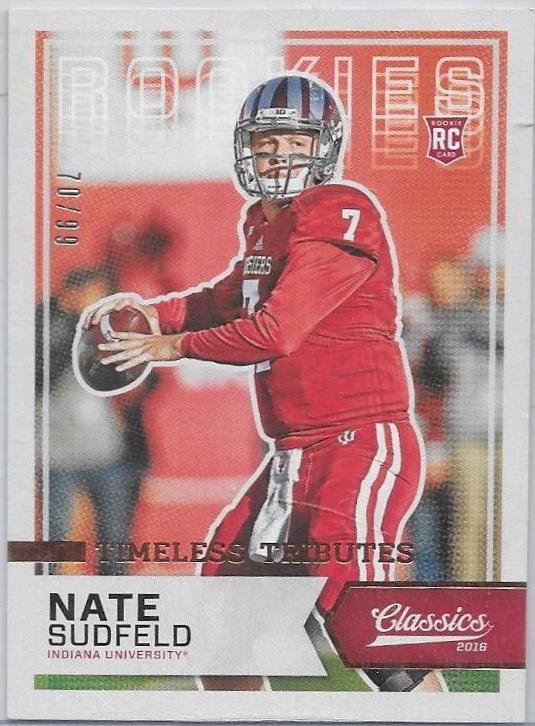 Nate Sudfeld [Timeless Tributes Bronze] #219