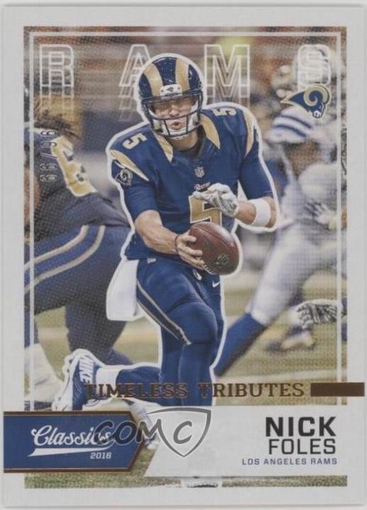 Nick Foles [Timeless Tributes Bronze] #3