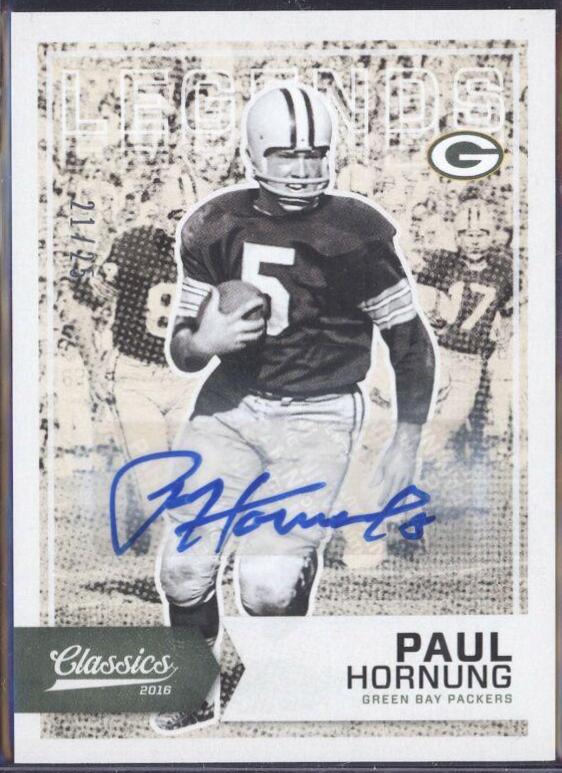 Paul Hornung [Autograph] #131
