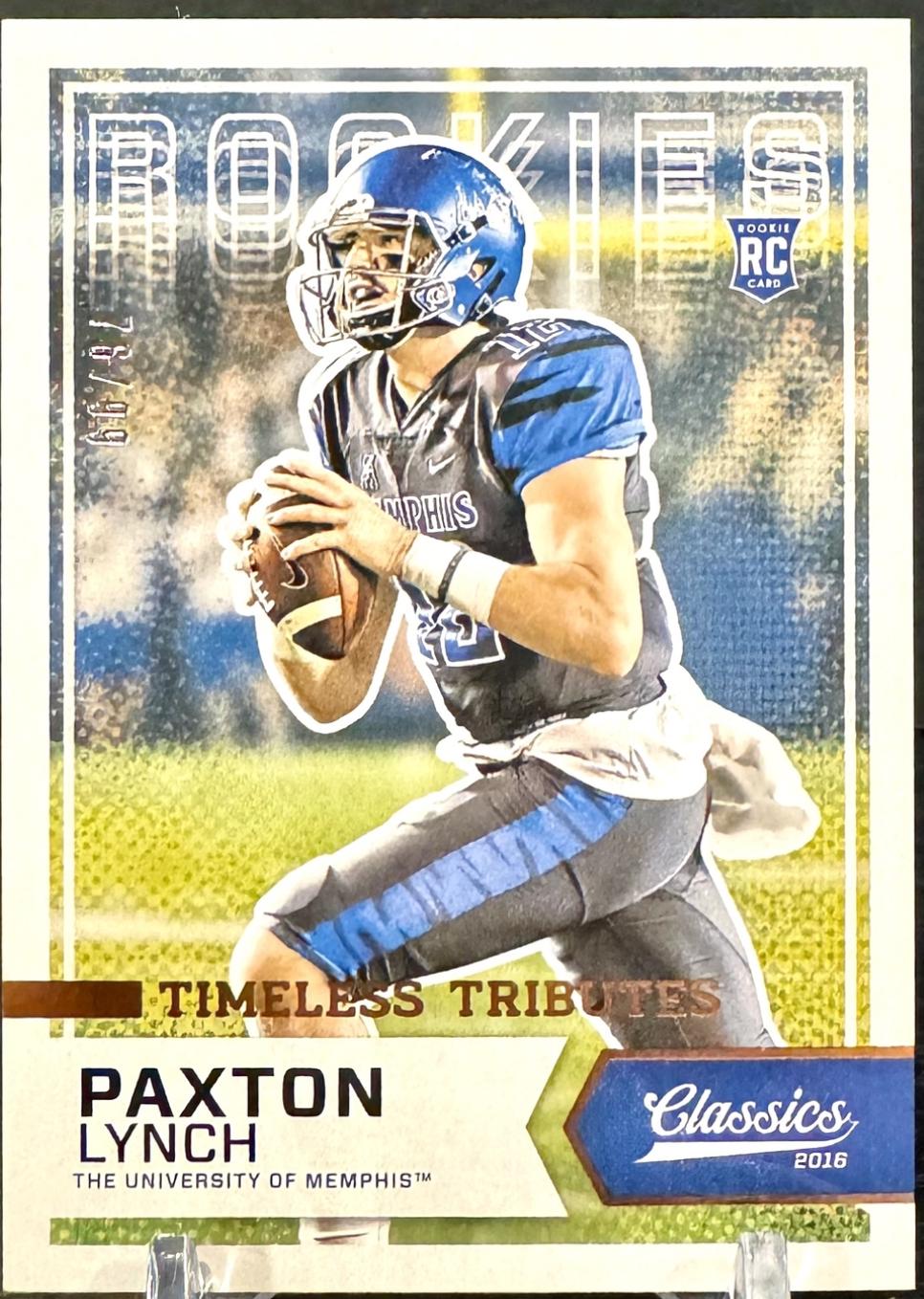 Paxton Lynch [Black Jersey Timeless Tributes Bronze] #259