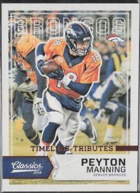 Peyton Manning [Orange Jersey Timeless Tributes Bronze] #29