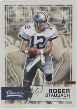 Roger Staubach [White Jersey Glossy] #123