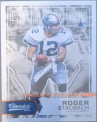 Roger Staubach [White Jersey Timeless Tributes Bronze] #123