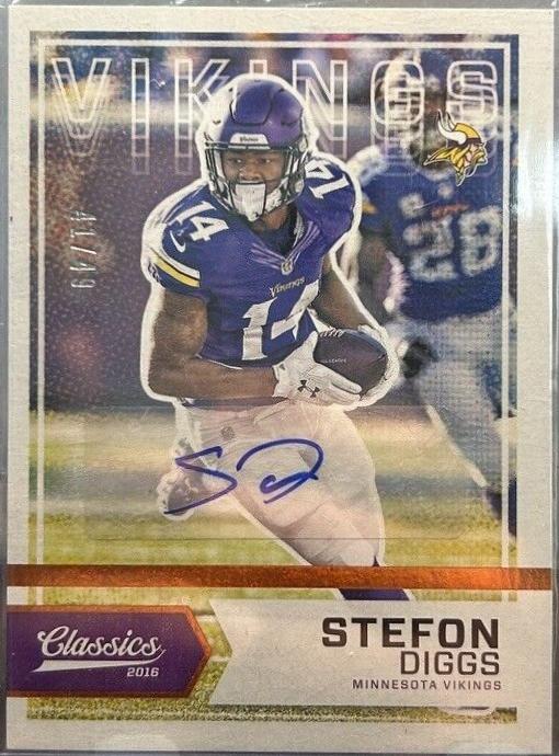 Stefon Diggs [Autograph Bronze] #14