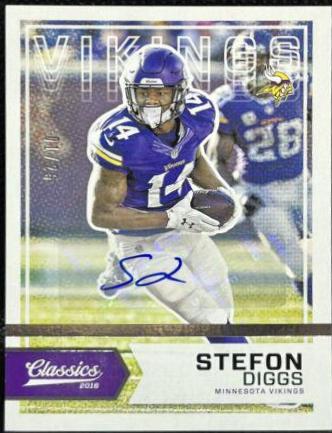 Stefon Diggs [Autograph Silver] #14