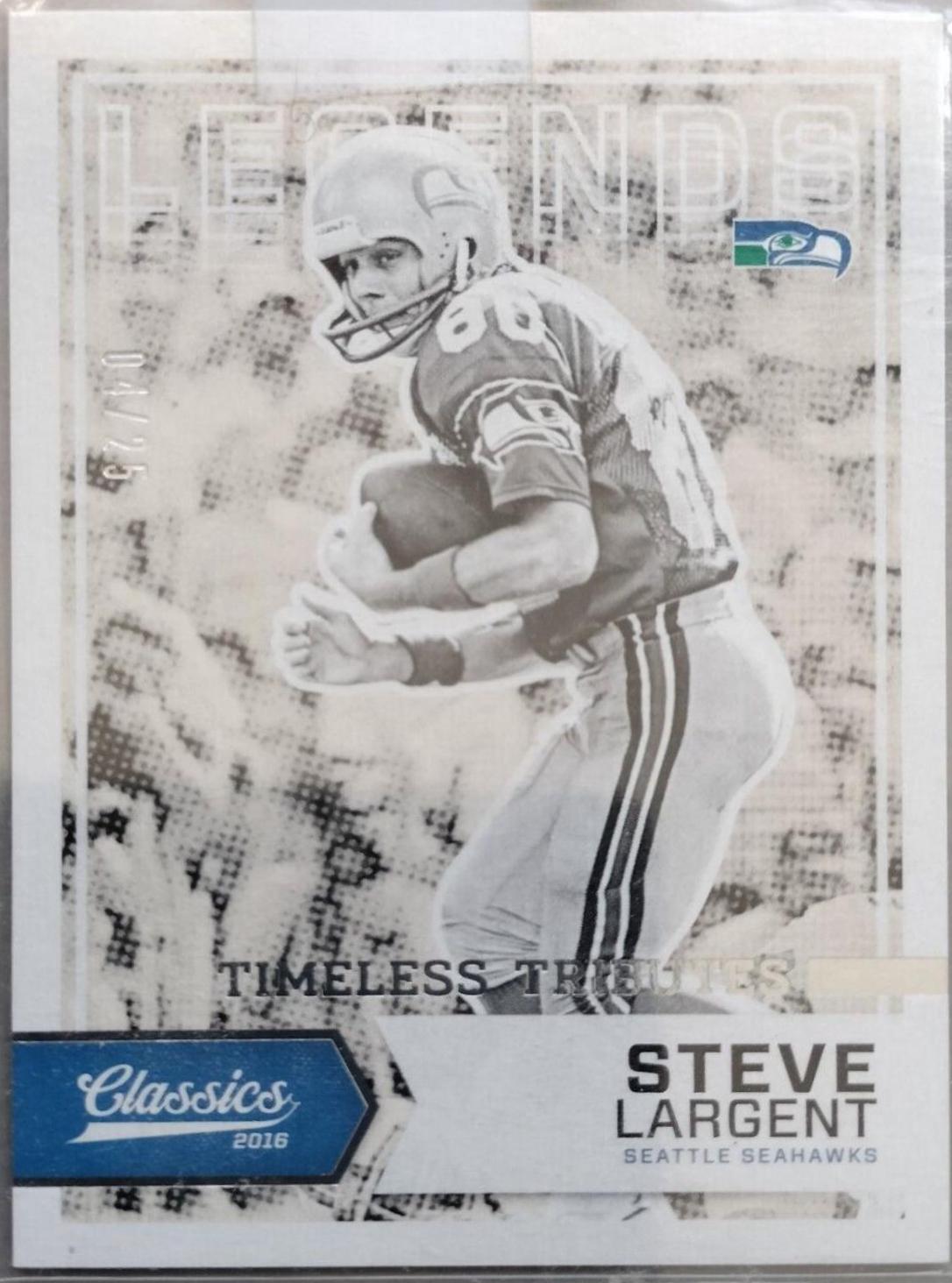 Steve Largent [Timeless Tributes Silver] #163
