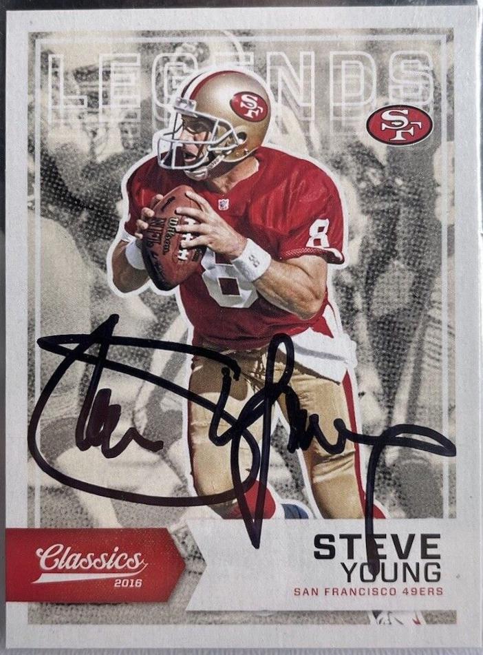 Steve Young [Autograph] #173
