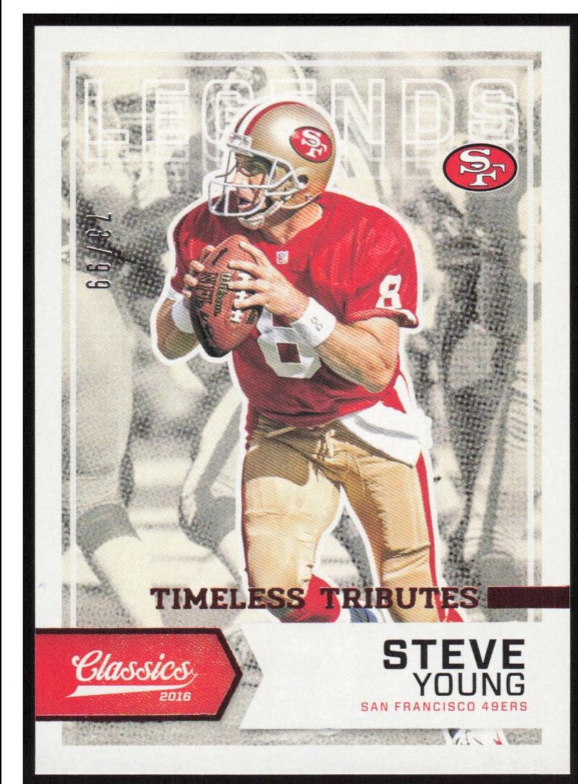 Steve Young [Timeless Tributes Bronze] #173