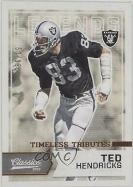 Ted Hendricks [Timeless Tributes Bronze] #183