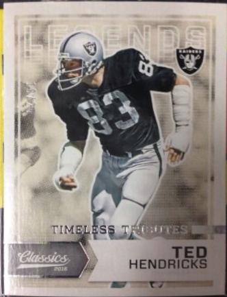 Ted Hendricks [Timeless Tributes Silver] #183