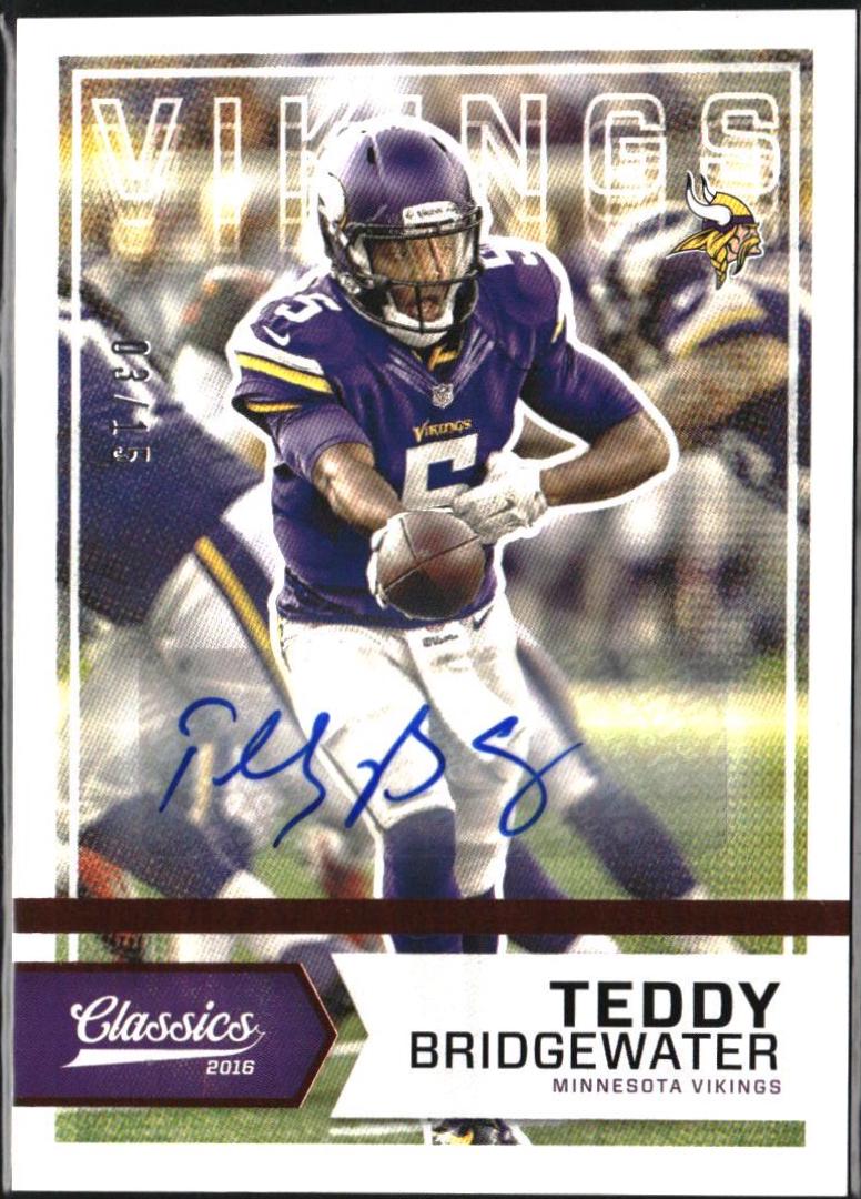 Teddy Bridgewater [Autograph Bronze] #92