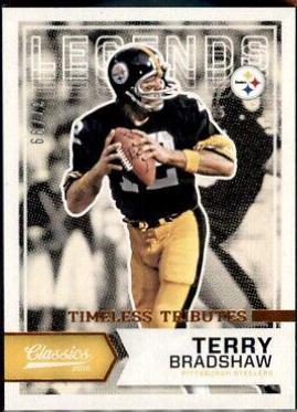 Terry Bradshaw [Black Jersey Timeless Tributes Bronze] #105