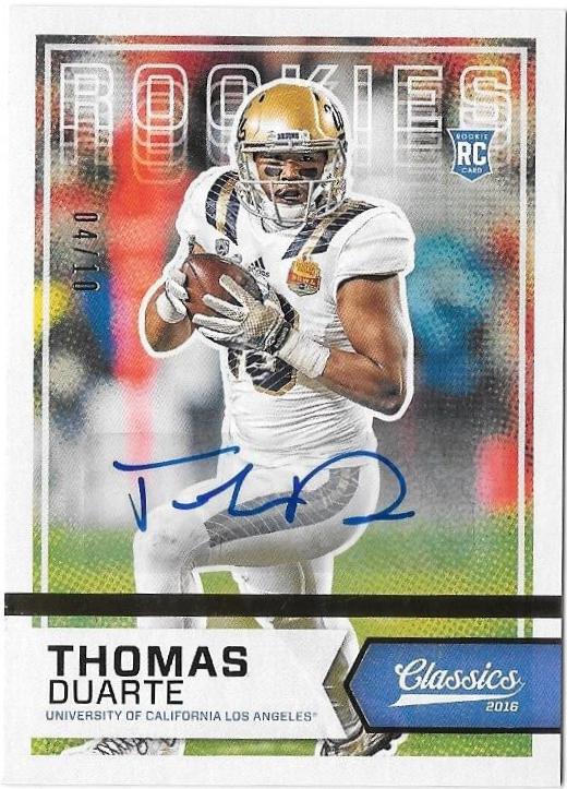 Thomas Duarte [Autograph Gold] #291