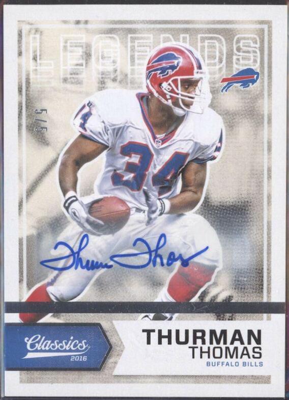 Thurman Thomas [Autograph] #115