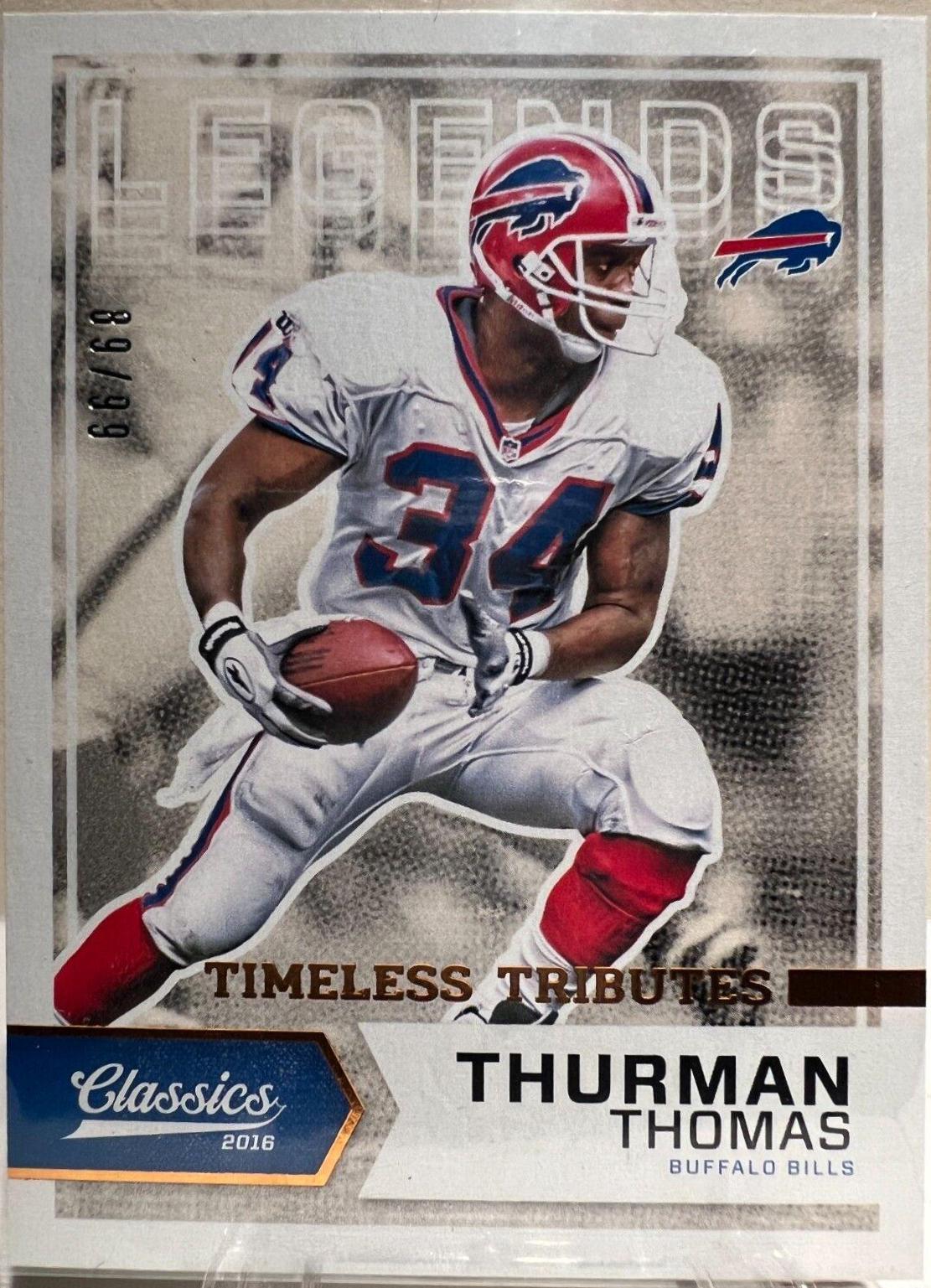 Thurman Thomas [Timeless Tributes Bronze] #115