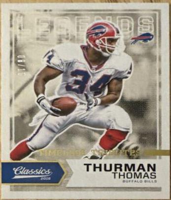 Thurman Thomas [Timeless Tributes Gold] #115