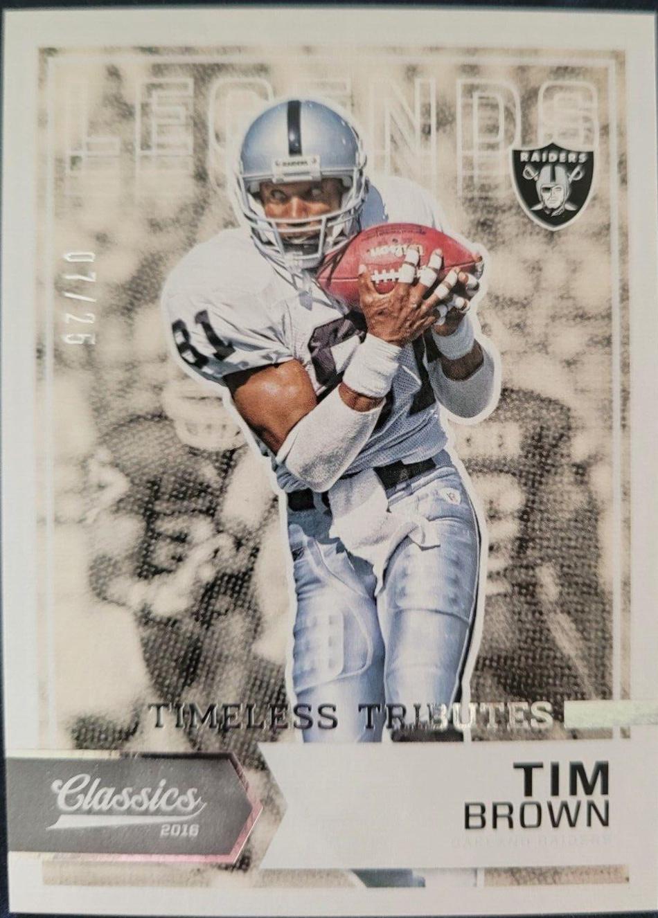 Tim Brown [Timeless Tributes Silver] #125