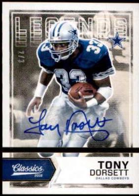 Tony Dorsett [Autograph Gold] #135