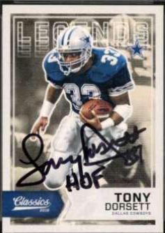 Tony Dorsett [Autograph] #135