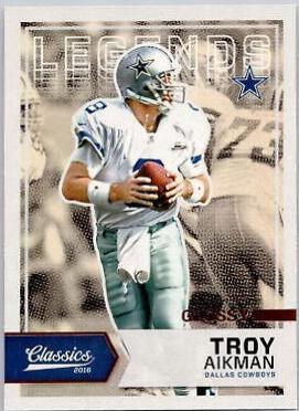 Troy Aikman [White Jersey Glossy] #155
