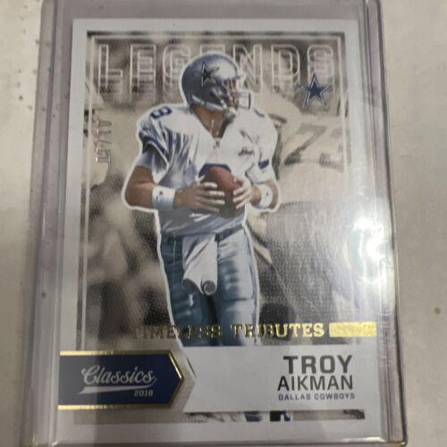 Troy Aikman [White Jersey Timeless Tributes Bronze] #155
