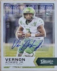 Vernon Adams Jr. [Autograph] #284