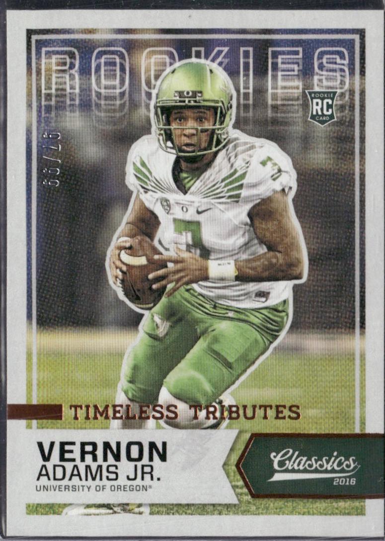 Vernon Adams Jr. [Timeless Tributes Bronze] #284