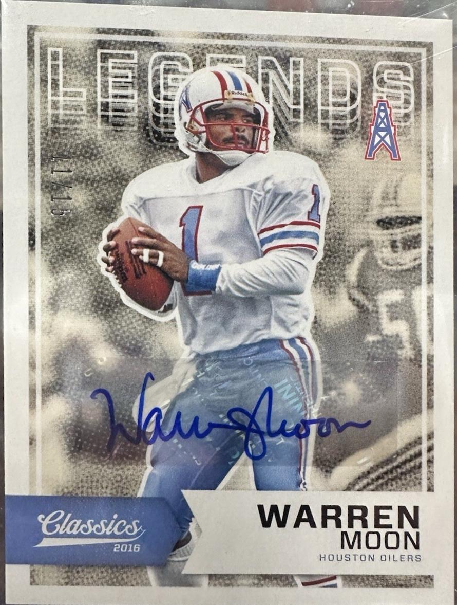 Warren Moon [Autograph] #165