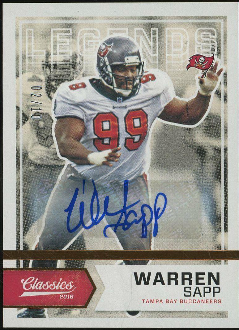 Warren Sapp [Autograph Bronze] #175