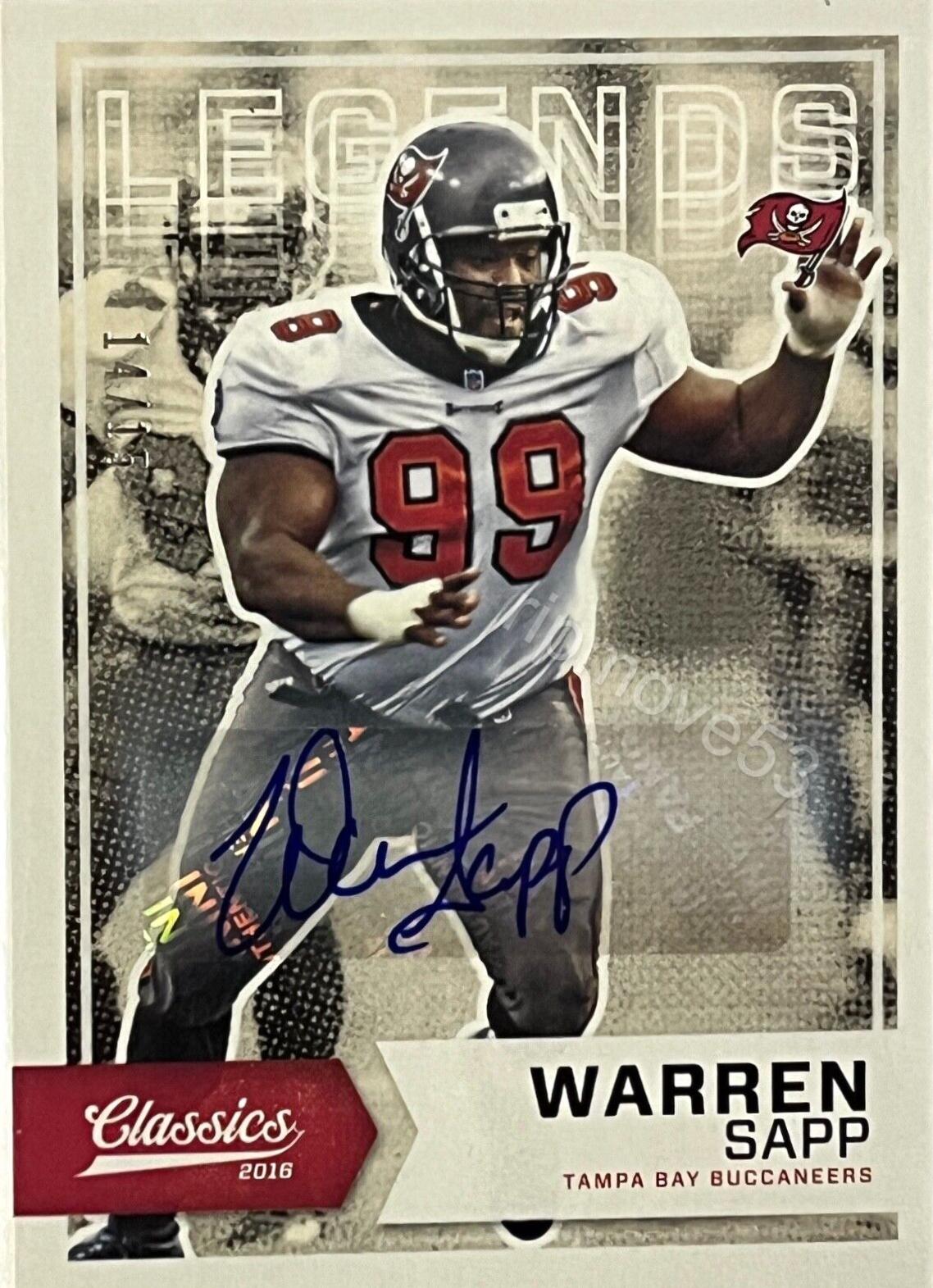 Warren Sapp [Autograph] #175