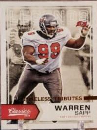 Warren Sapp [Timeless Tributes Bronze] #175