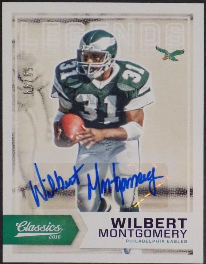 Wilbert Montgomery [Autograph] #185