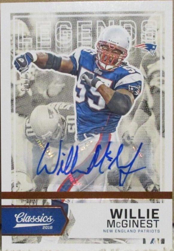 Willie McGinest [Autograph Bronze] #195