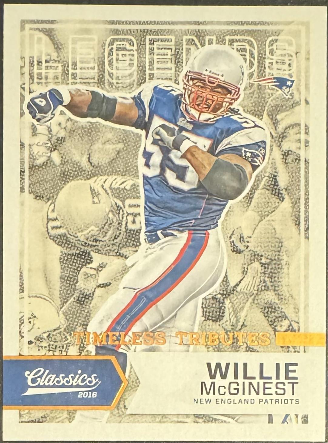 Willie McGinest [Timeless Tributes Bronze] #195