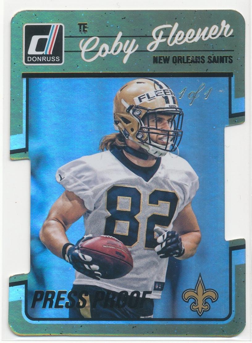 Coby Fleener [Press Proof Silver Die Cut] #193